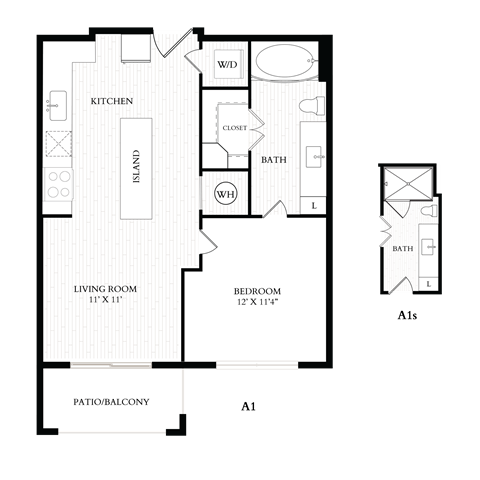Aura 35Fifty Apartments 2D Floor Plan - A1